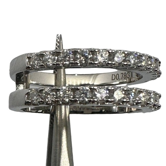 Moissanite Diamond Ring Enhancer Wedding Band GRA Certified Jewelry Size 5.5 - Picture 11 of 11